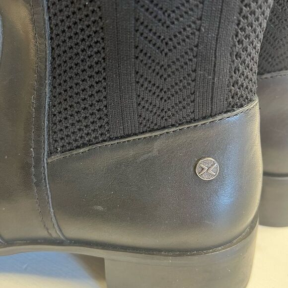 Aetrex Womens Kaitlyn Leather Round Toe Ankle Fashion Boots, Black, Size 36 - Picture 16 of 16